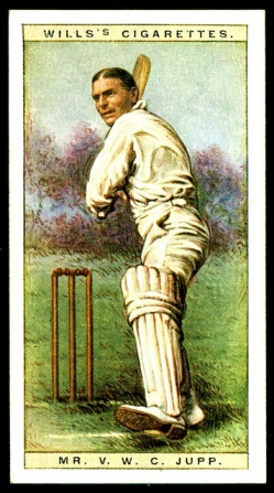 Jupp depicted on Wills' popular cigarette cards back in the 20s