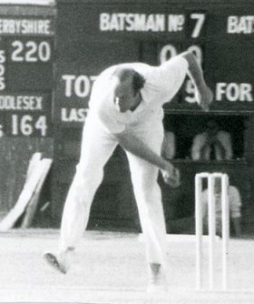 Due to his height and bowling style, van der Bijl was often compared to his contemporary and West Indian great Joel Garner. Image © Martin Williamson