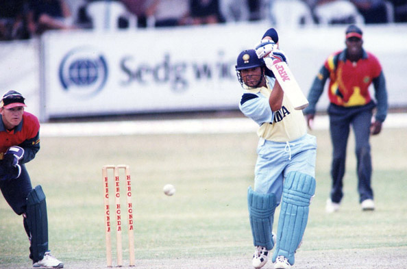 34. 127* (130) ODI vs Zimbabwe, Bulawayo, 26 September 1998 (Photo: V.V. Krishnan)