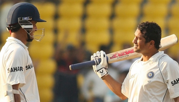 82. 109 (188) Test vs Australia, Nagpur, 6 November 2008 (Photo: Indranil Mukherjee/AFP/Getty Images)